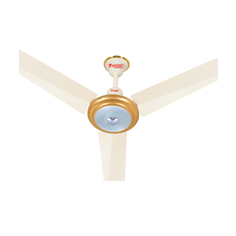 Tycoon Ceiling Fan 56" Dynamic Golden Off White